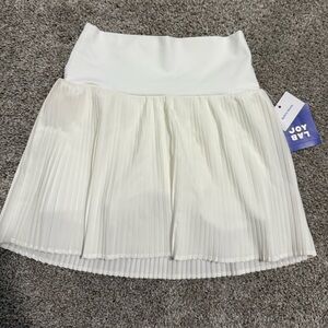 JoyLab White Pleated Tennis Skirt 🎾